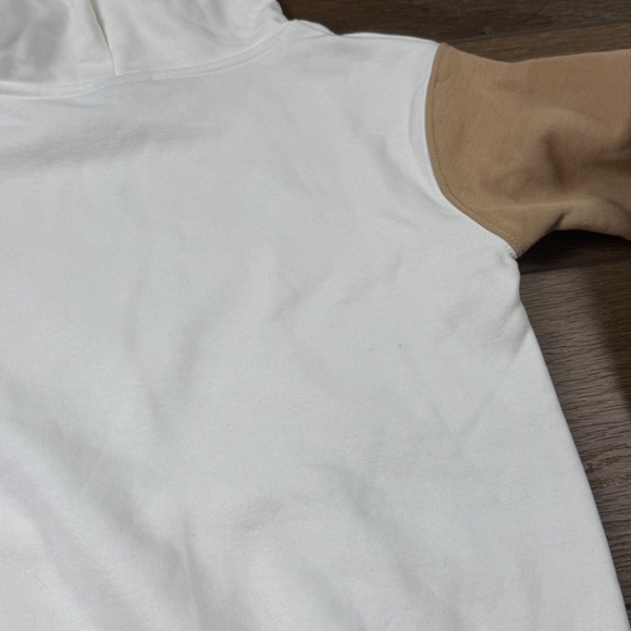 Jordan Youth Colorblock Hoodie NWT Sz S Tan/Cream, Basketball Back to School - Picture 10 of 12